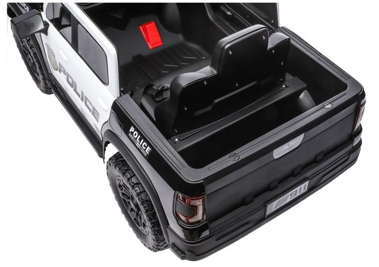 Lean Cars, policja, pojazd na akumulator 4-4, P5, 12V7Ah, czarny