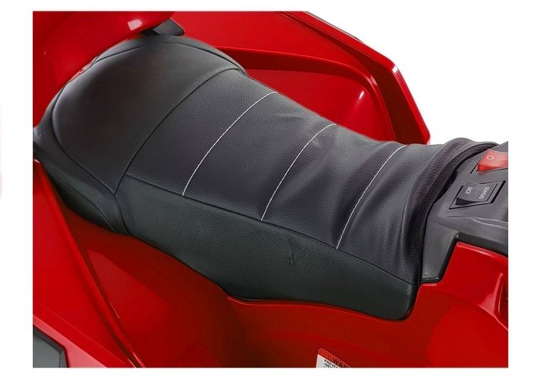 Lean Cars, quad, pojazd na akumulator, BDM0906, pompowane koła, czerwony