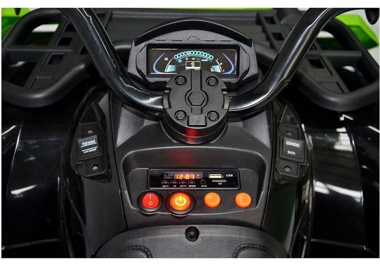 Lean Cars, quad, pojazd na akumulator, BDM0909, czerwony