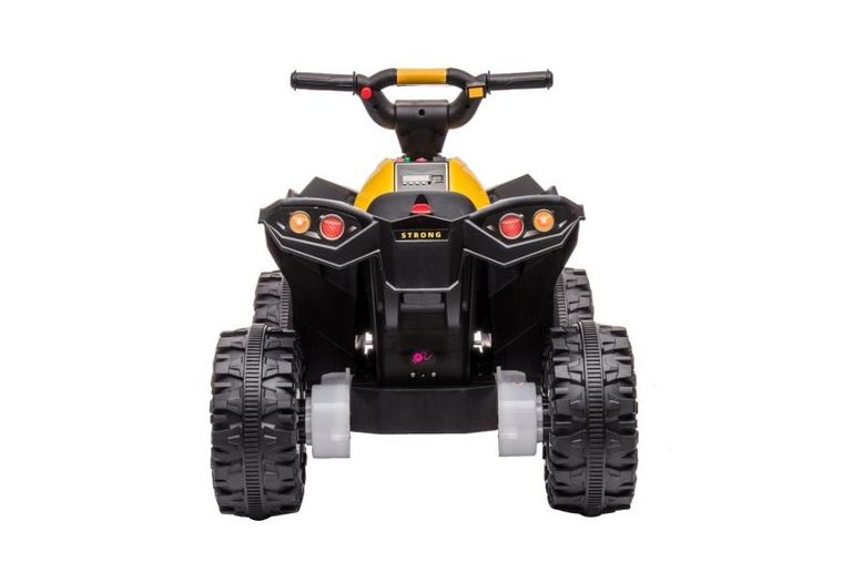 Lean Cars, quad, pojazd na akumulator, HL568, żółty