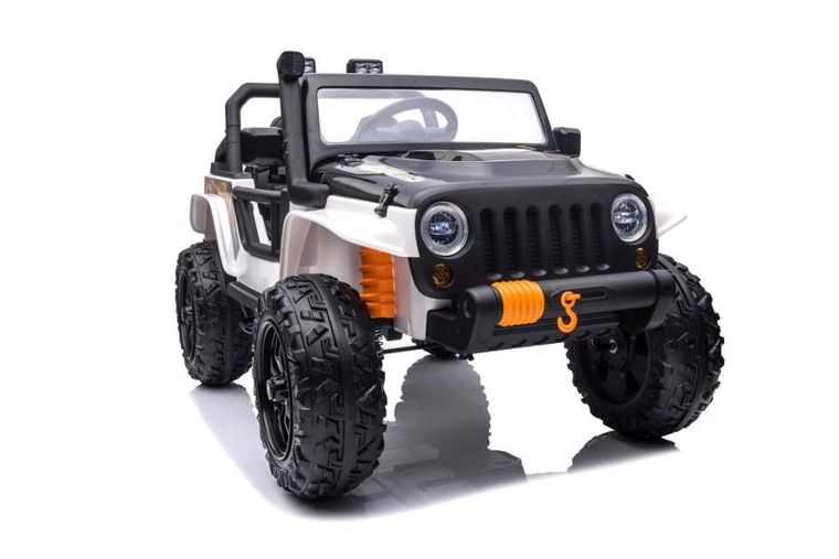 Lean Cars, terenówka, pojazd na akumulator, XB-1118, biały