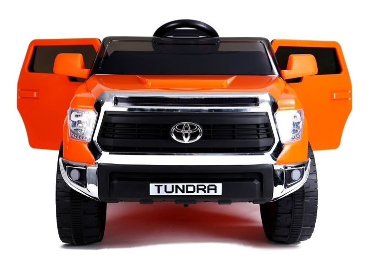 Lean Cars, Toyota Tundra, pojazd na akumulator, pomarańczowy lakierowany