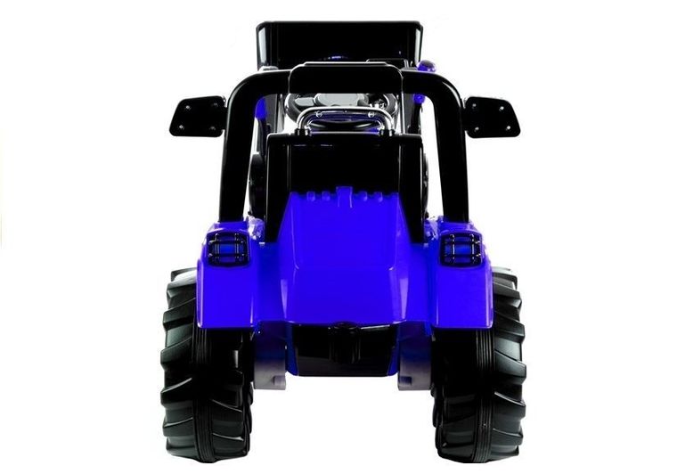 Lean Cars, traktor koparka, pojazd na akumulator, ZP1005, niebieski