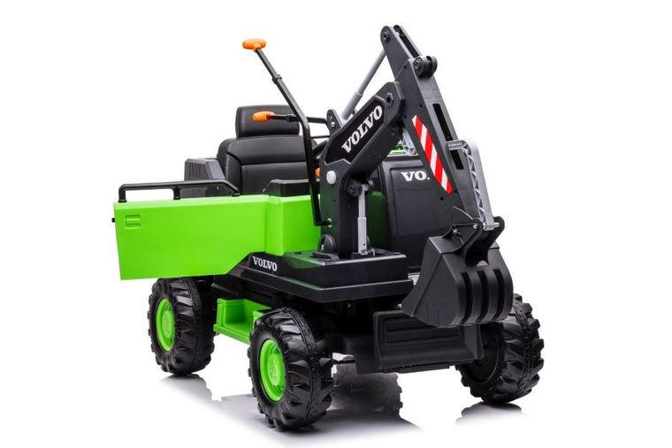 Lean Cars, Volvo, koparka, pojazd na akumulator, DK-VE888, zielony