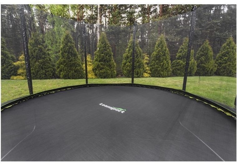Lean Sport, Pro, trampolina, 8ft, czarno-zielona