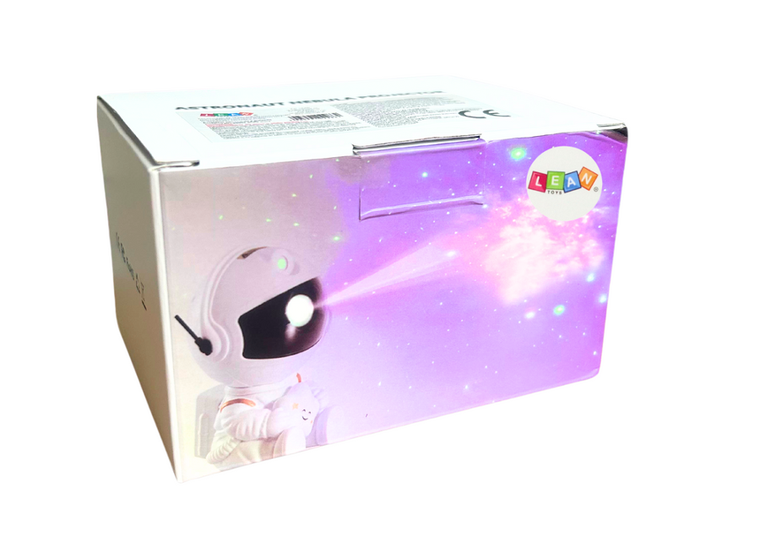 Lean Toys, astronauta, projektor gwiazd z pilotem sterującym, lampka