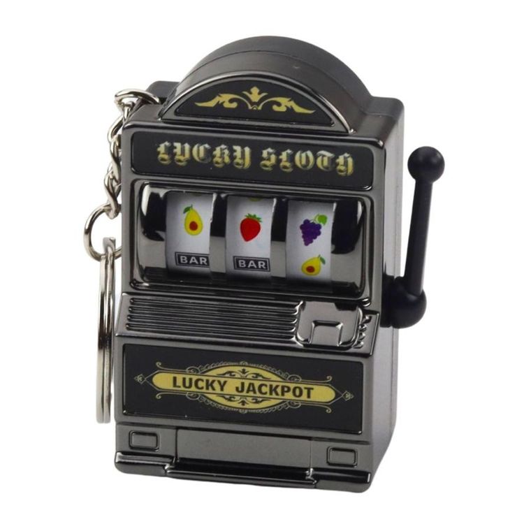 Lean Toys, brelok mini maszyna kasynowa slot automat ruchomy drążek, 1 szt.
