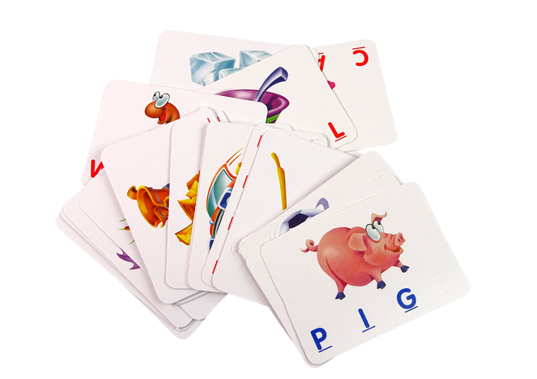 Lean Toys, dopasuj literki, 30 kart, gra do nauki angielskiego