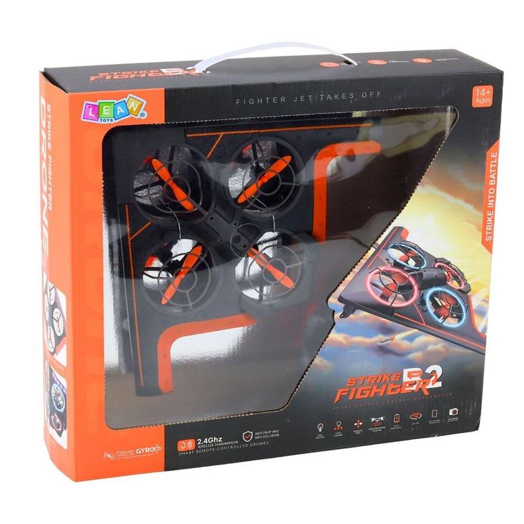 Lean Toys, dron quadcopter, zdalnie sterowany aplikacją