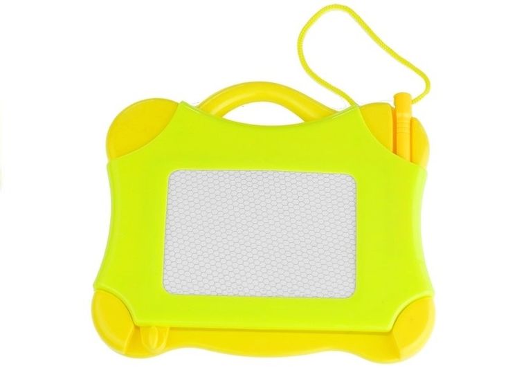 Lean Toys, duży znikopis tablica magnetyczna stempelki, 2w1