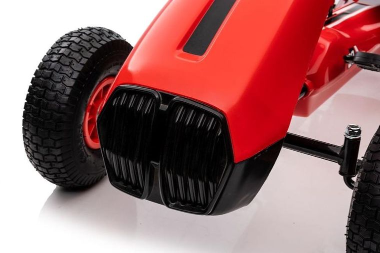 Lean Toys, Gokart, pojazd na pedały, czerwony