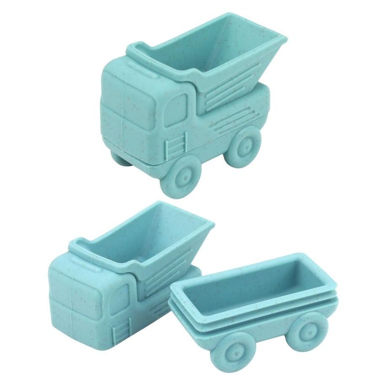 Lean Toys, gumowe pojazdy do rozłączania, zabawka do kąpieli, 4 szt.