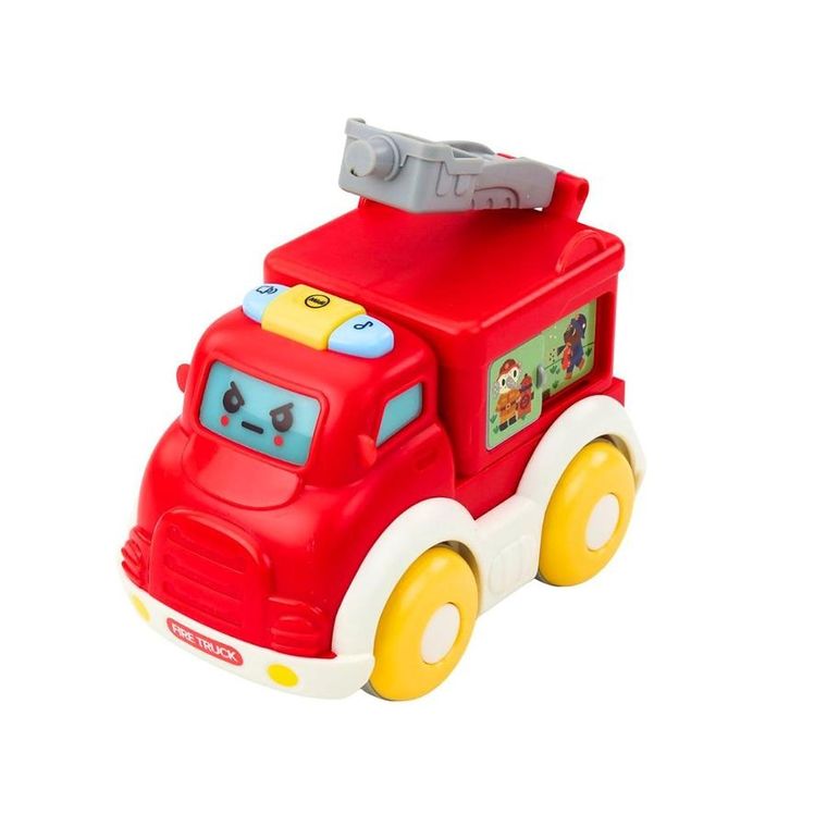 Lean Toys, interaktywne autka miejskie, 4 szt.