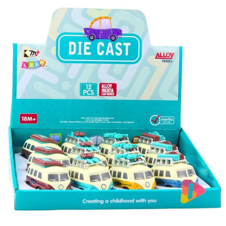 Lean Toys, kamper z bagażami, pojazd z napędem, 1 szt.