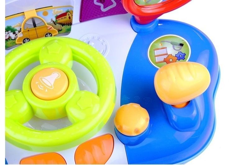 Lean Toys, kierownica, zabawka interaktywna