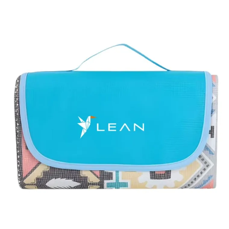 Lean Toys, koc piknikowy plażowy, składany, 200-200 cm