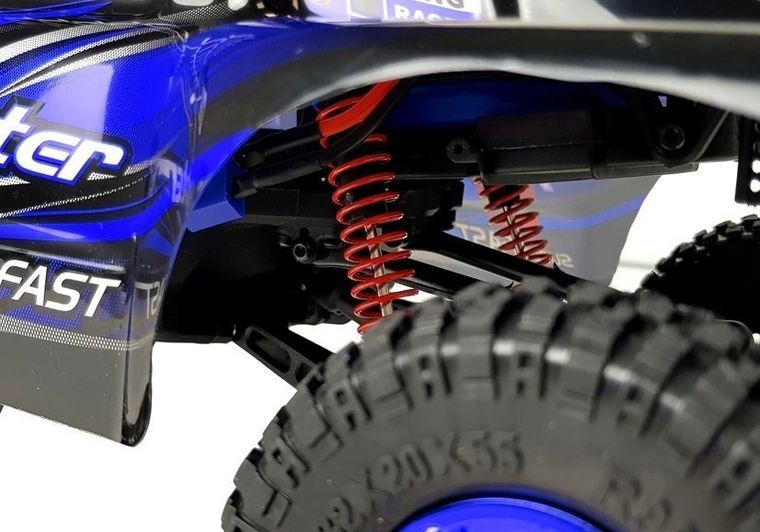 Lean Toys, Land Buster, pojazd zdalnie sterowany, 4-4, 1:12, niebieski