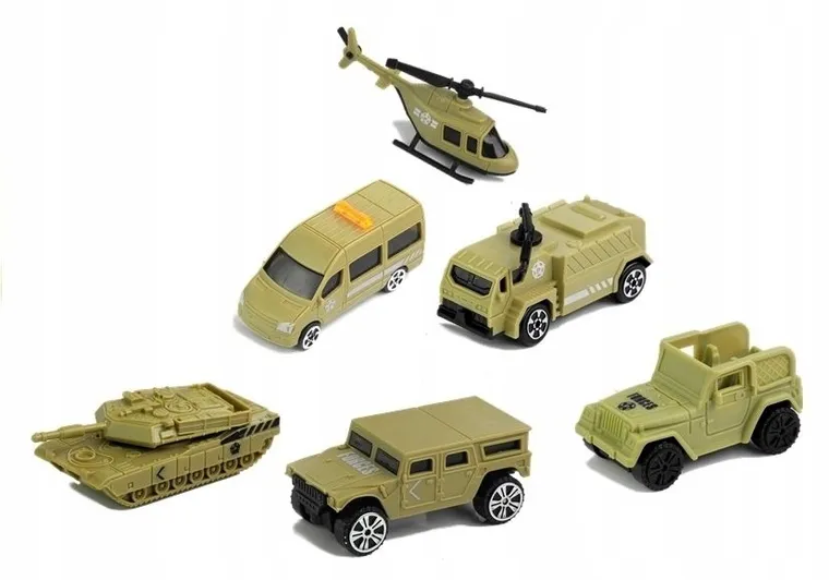 Lean Toys, łódź podwodna, transporter pojazdów, zestaw z autkami militarnymi, 5 szt.