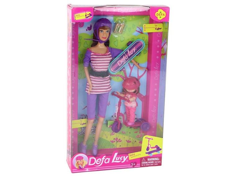Lean Toys, Lucy, zestaw lalek z akcesoriami