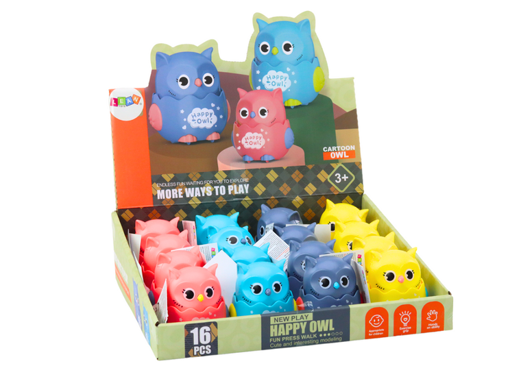 Lean Toys, Mała Wesoła Sówka, napęd frykcyjny