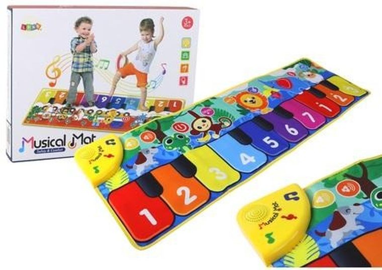 Lean Toys, mata do tańczenia, dźwięk, zwierzątka