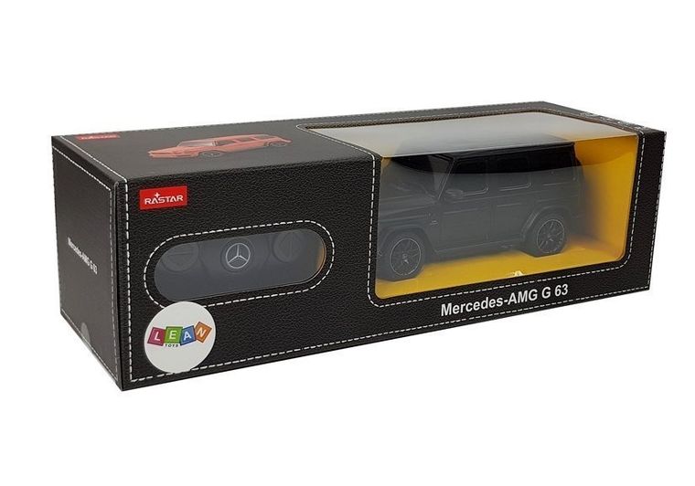 Lean Toys, Mercedes AMG G63, pojazd zdalnie sterowany, czarny, 1:24