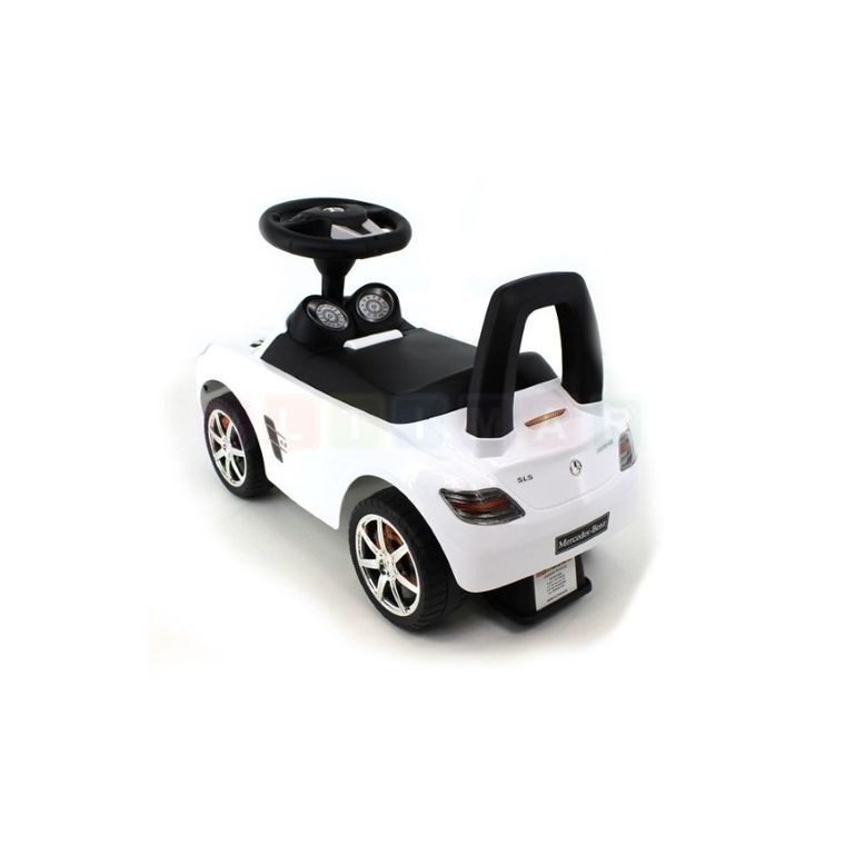 Lean Toys, Mercedes-Benz, jeździk, biały