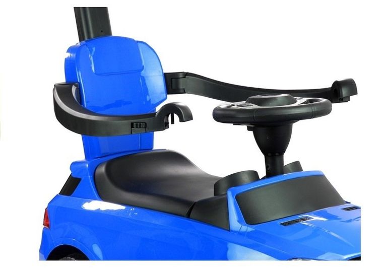 Lean Toys, Mercedes, jeździk 3w1, niebieski