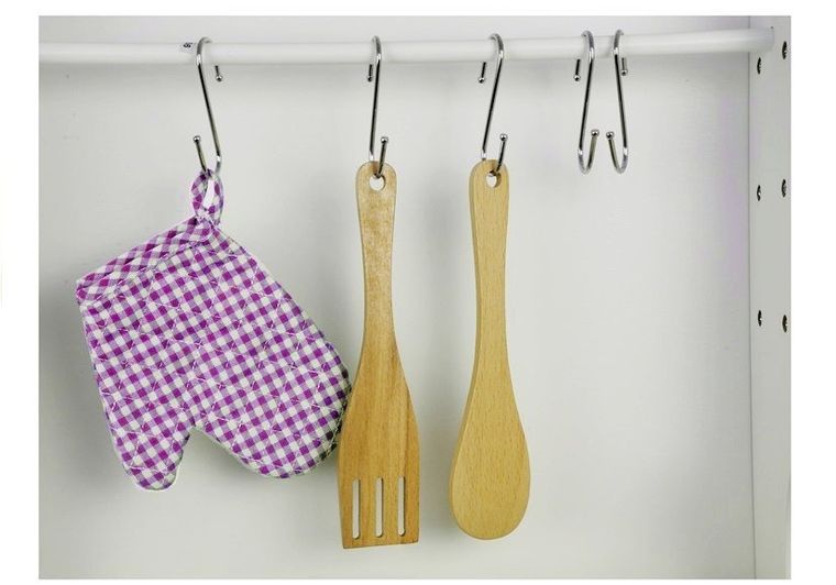 Lean Toys, Paula, drewniana kuchnia z akcesoriami, różowo-biała