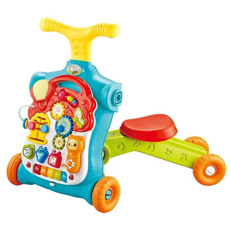 Lean Toys, pchacz, hulajnoga, stolik edukacyjny, interaktywny, 5w1
