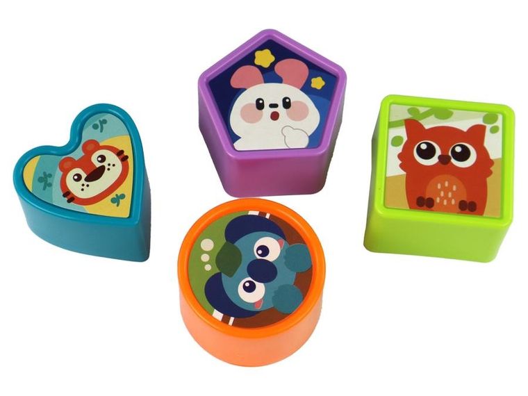 Lean Toys, pchacz interaktywny, niebieski