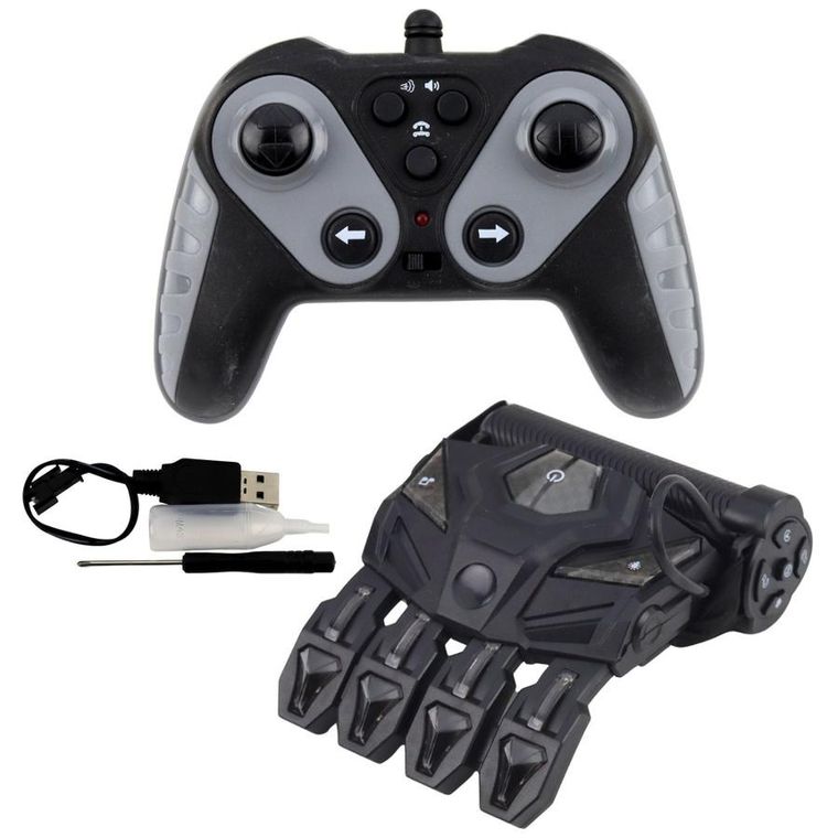 Lean Toys, pojazd kaskaderski zdalnie sterowany gestami, z funkcją dymu