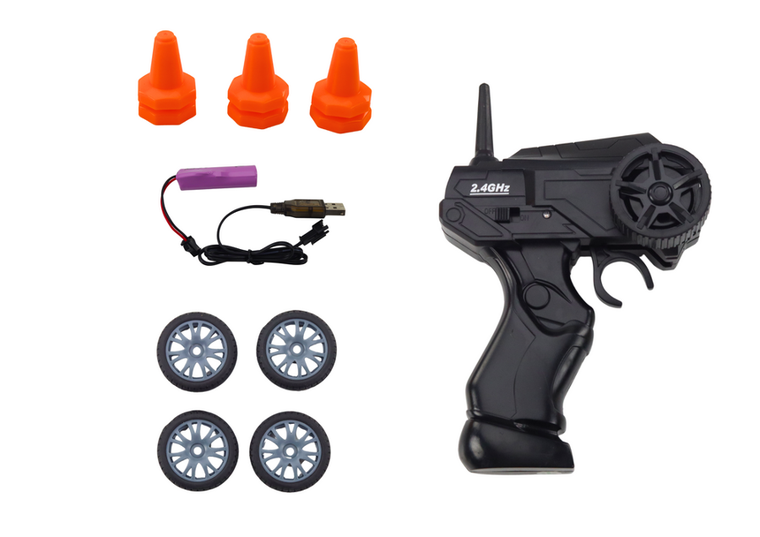 Lean Toys, pojazd sportowy, zdalnie sterowany, 1:24, pomarańczowy