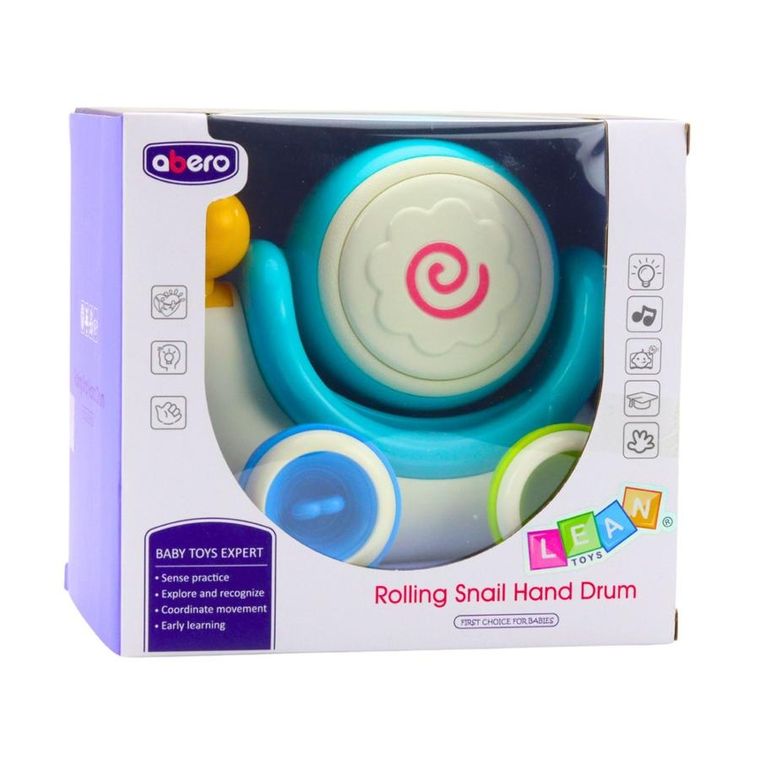 Lean Toys, pojazdy, ślimak z kuleczkami