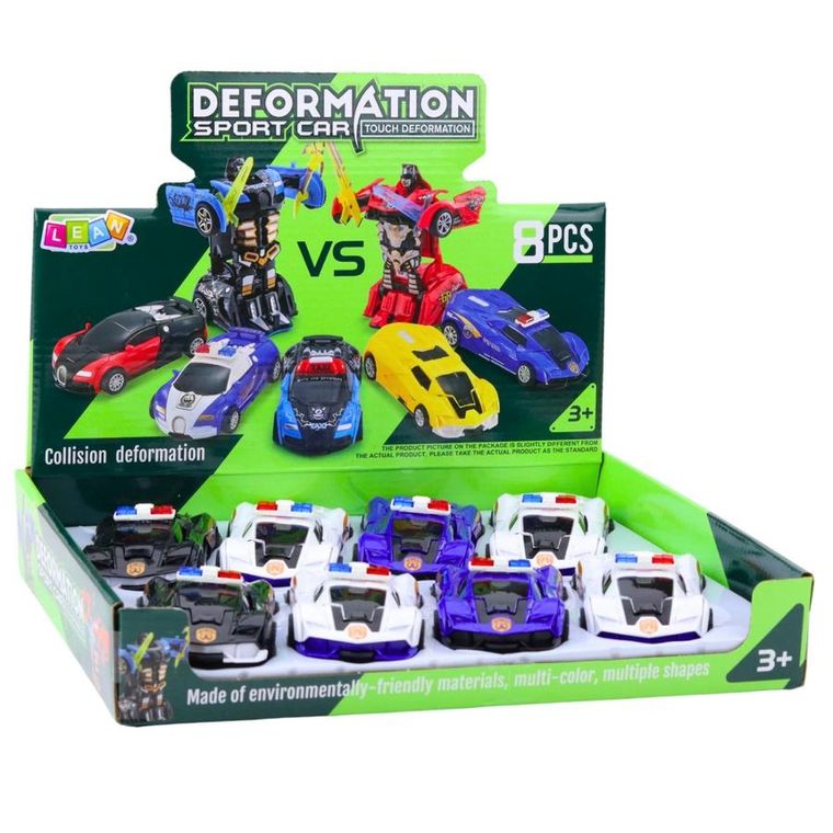 Lean Toys, policja robot, 2w1 z napędem mix