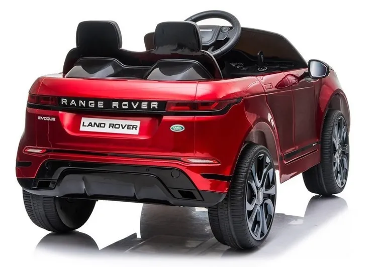 Lean Toys, Range Rover Evoque, pojazd na akumulator, czerwony, lakierowany
