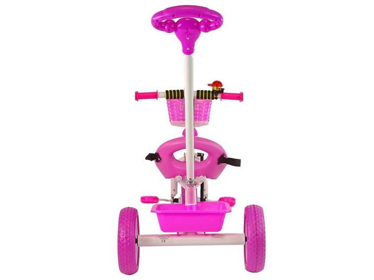 Lean Toys, rowerek trójkołowy, eva, różowy