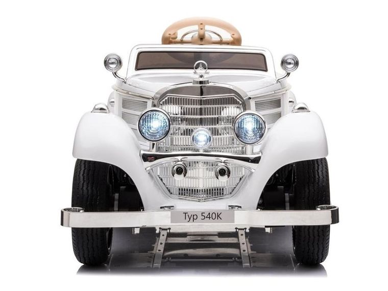 Lean Toys, Samochód Mercedes, pojazd na akumulator, biały