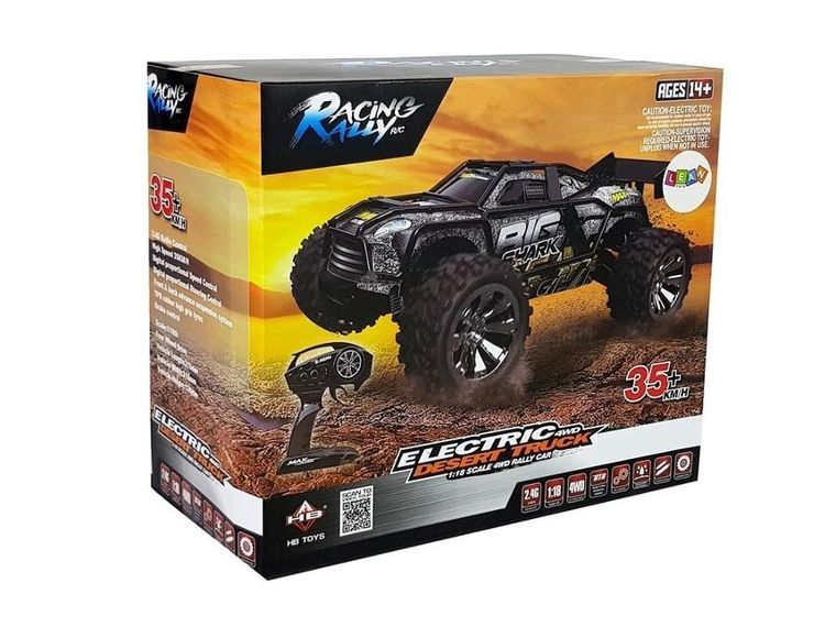 Lean Toys, terenówka off-road, pojazd zdalnie sterowany, 1:18, zielony