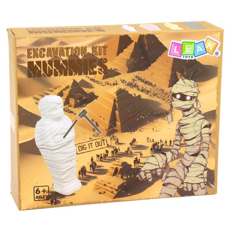 Lean Toys, wykopaliska egipskie, starożytne, zestaw archeologiczny