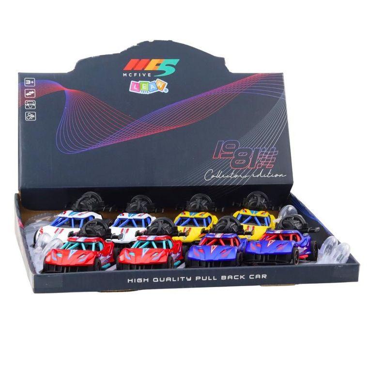 Lean Toys, wyścigówka, interaktywny pojazd z funkcją dymu, 1 szt.