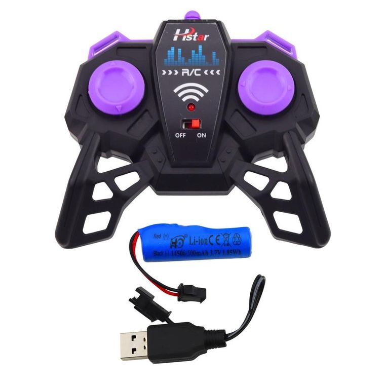 Lean Toys, wyścigówka, pojazd superbohatera zdalnie sterowany, czerwony