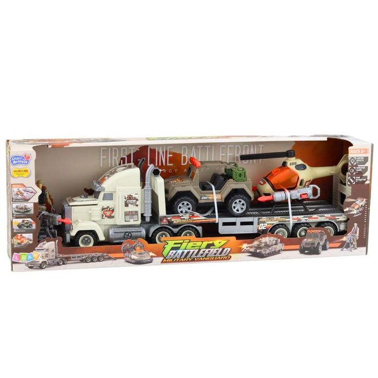 Lean Toys, zestaw pojazdów militarnych z figurkami