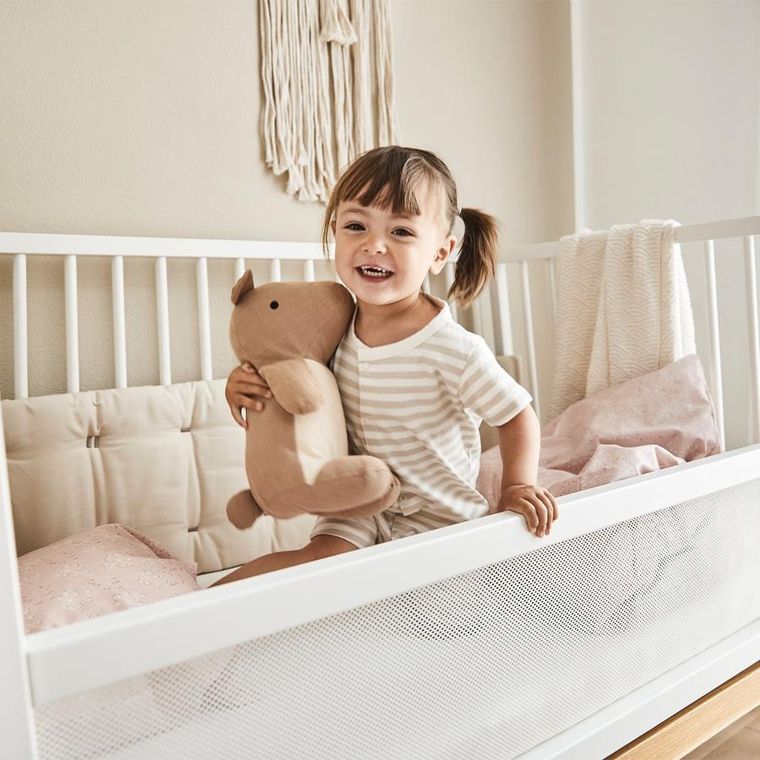 Leander, barierka ochronna do łóżeczka Luna, biała