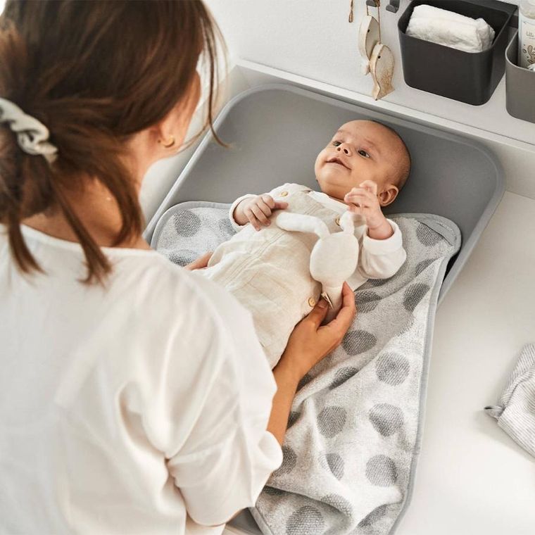 Leander, Matty, mata do przewijania, perłowy szary