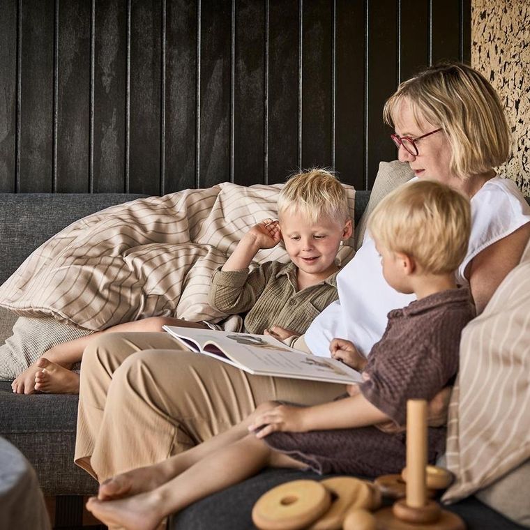 Leander, Woodland, pościel dziecięca, organic cotton, cappuccino, 100-140 cm