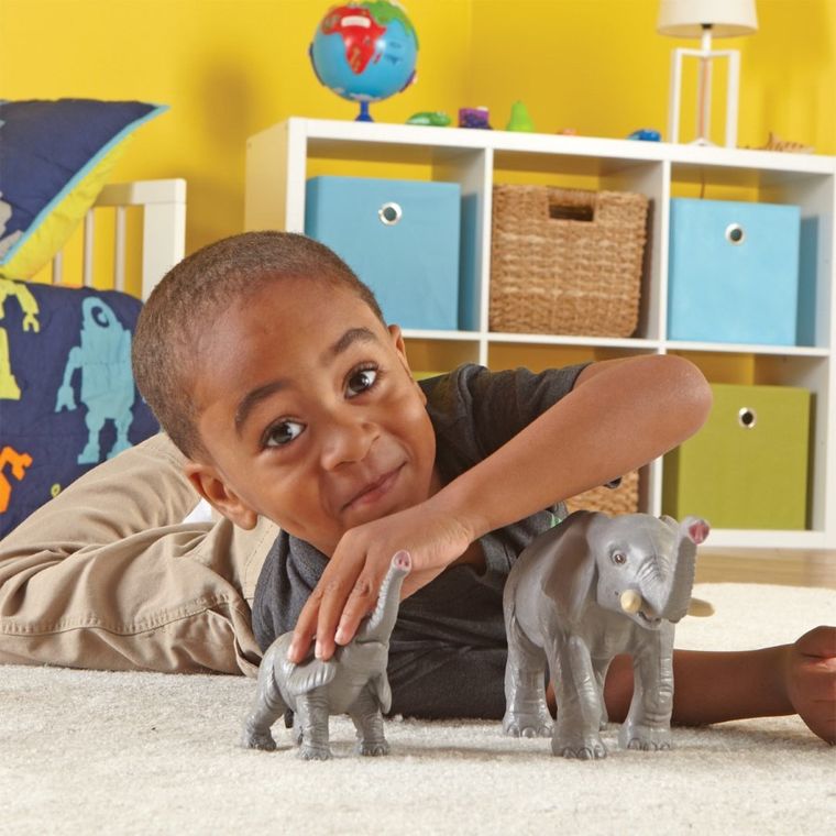 Learning Resources, Mamy i Dzieci, Zwierzęta z Dżungli, zestaw dużych figurek, 6 szt.