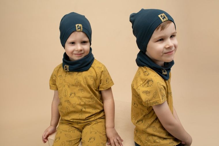 Legginsy chłopięce, żółte, Pinokio