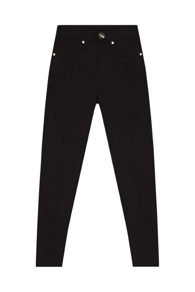 Legginsy damskie, czarne, Moodo