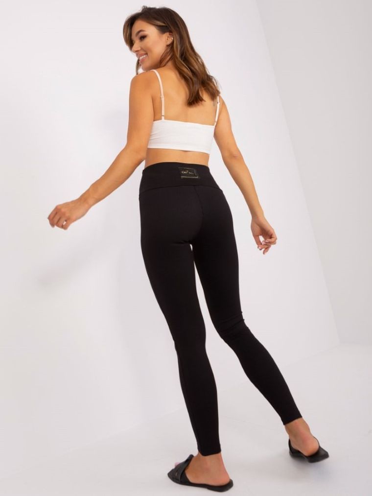 Legginsy damskie, czarne, Och Bella
